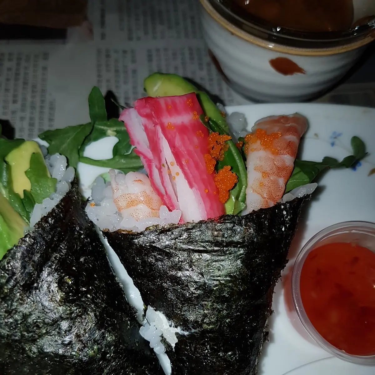 Ebi Temaki Lachs Surimi