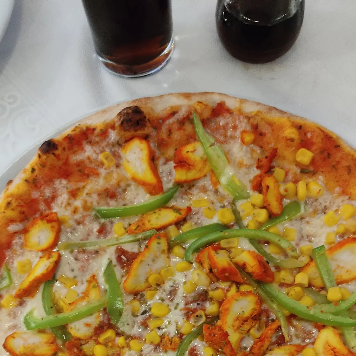 Pizza de Pollo Marinado