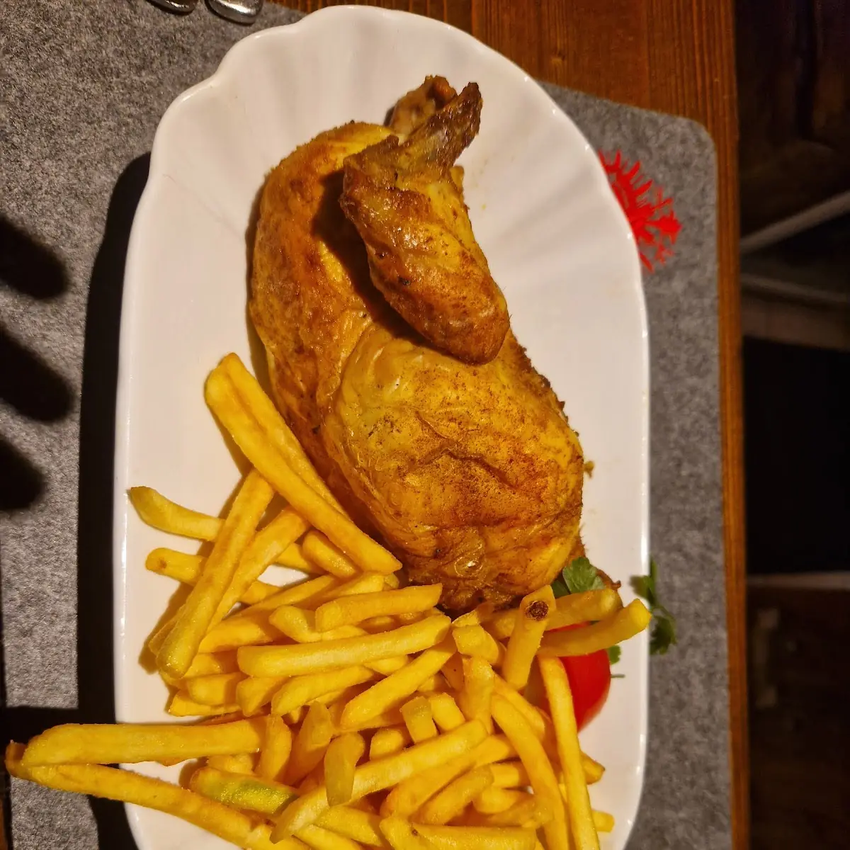 Halbes Hähnchen