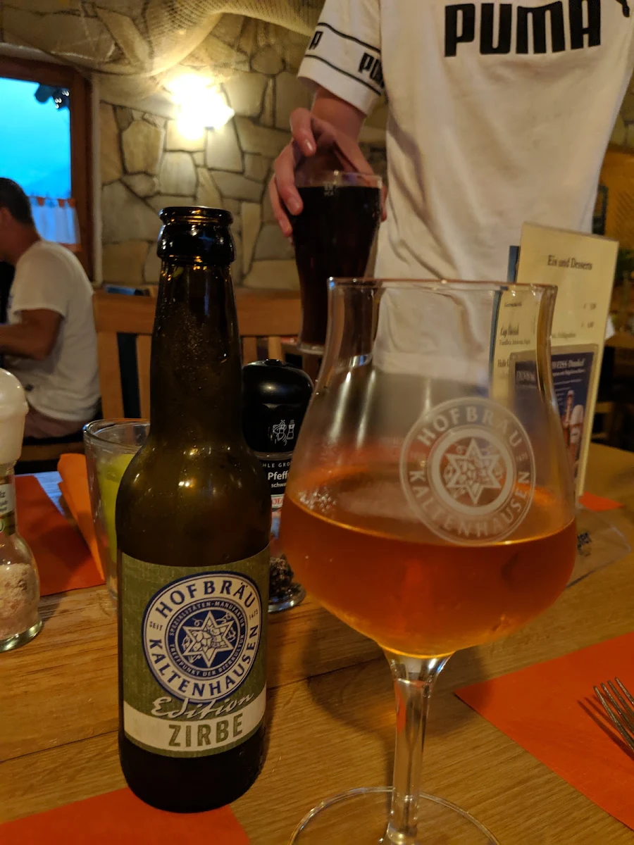 Zirben Bier
