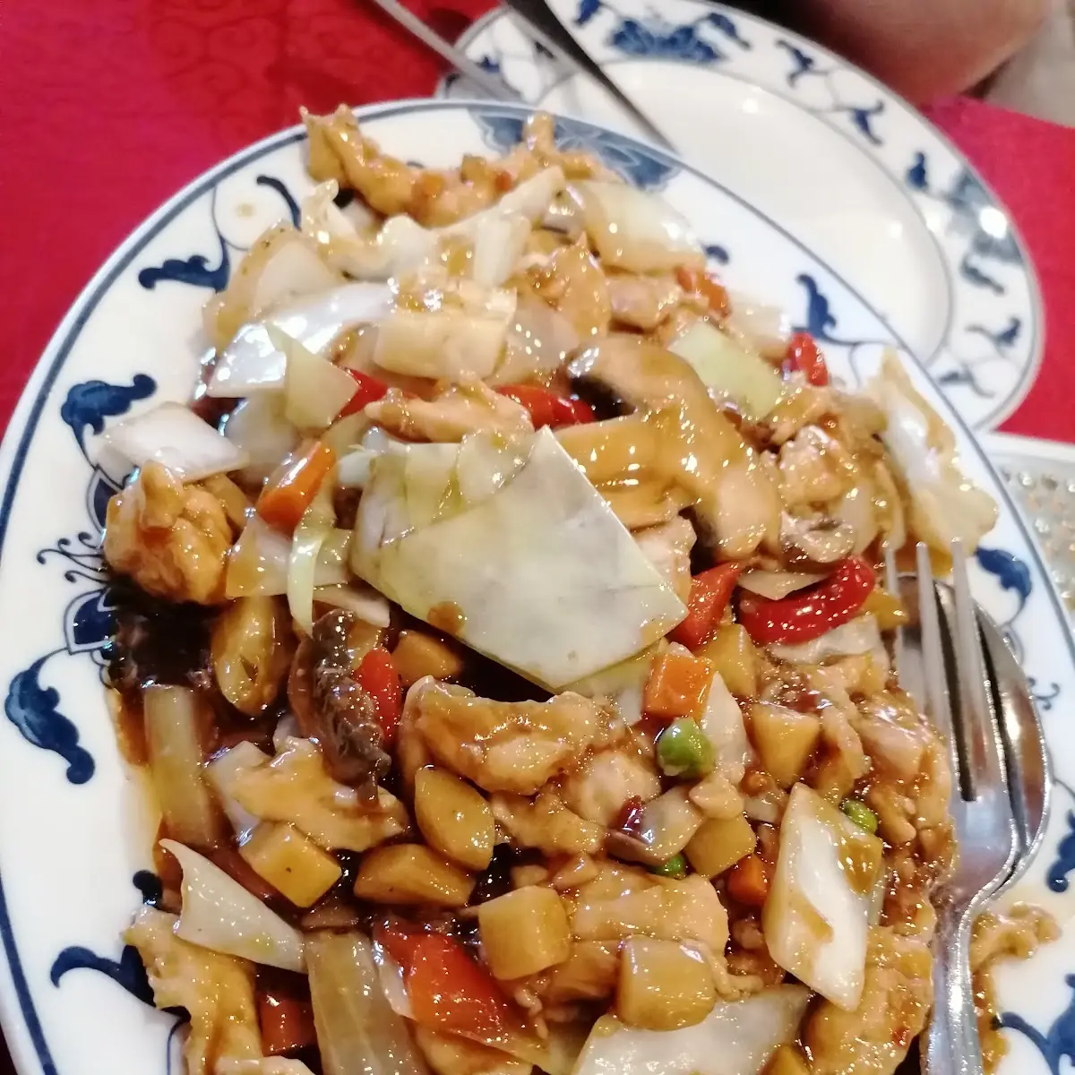 Huhn Szechuan Art