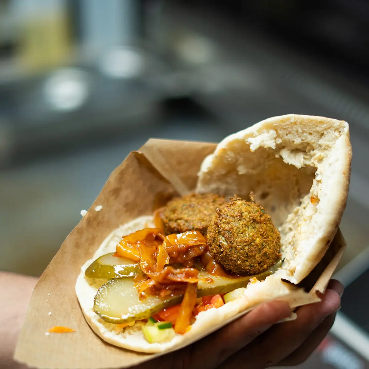Hummus Falafel Bowl Mit 3x Falafel