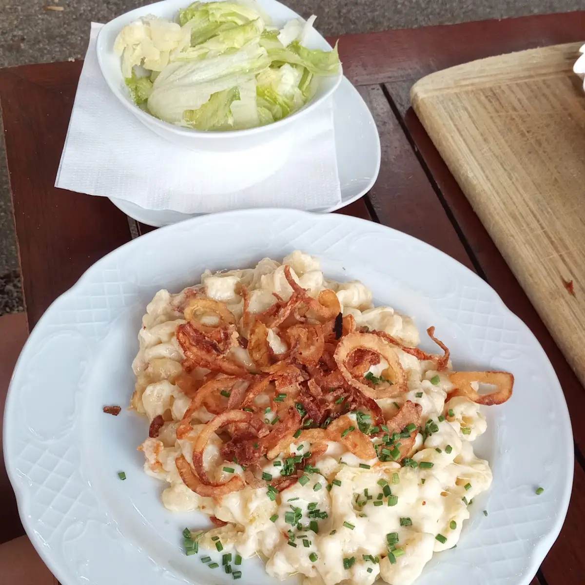Käsespätzle Mit Zwiebeln