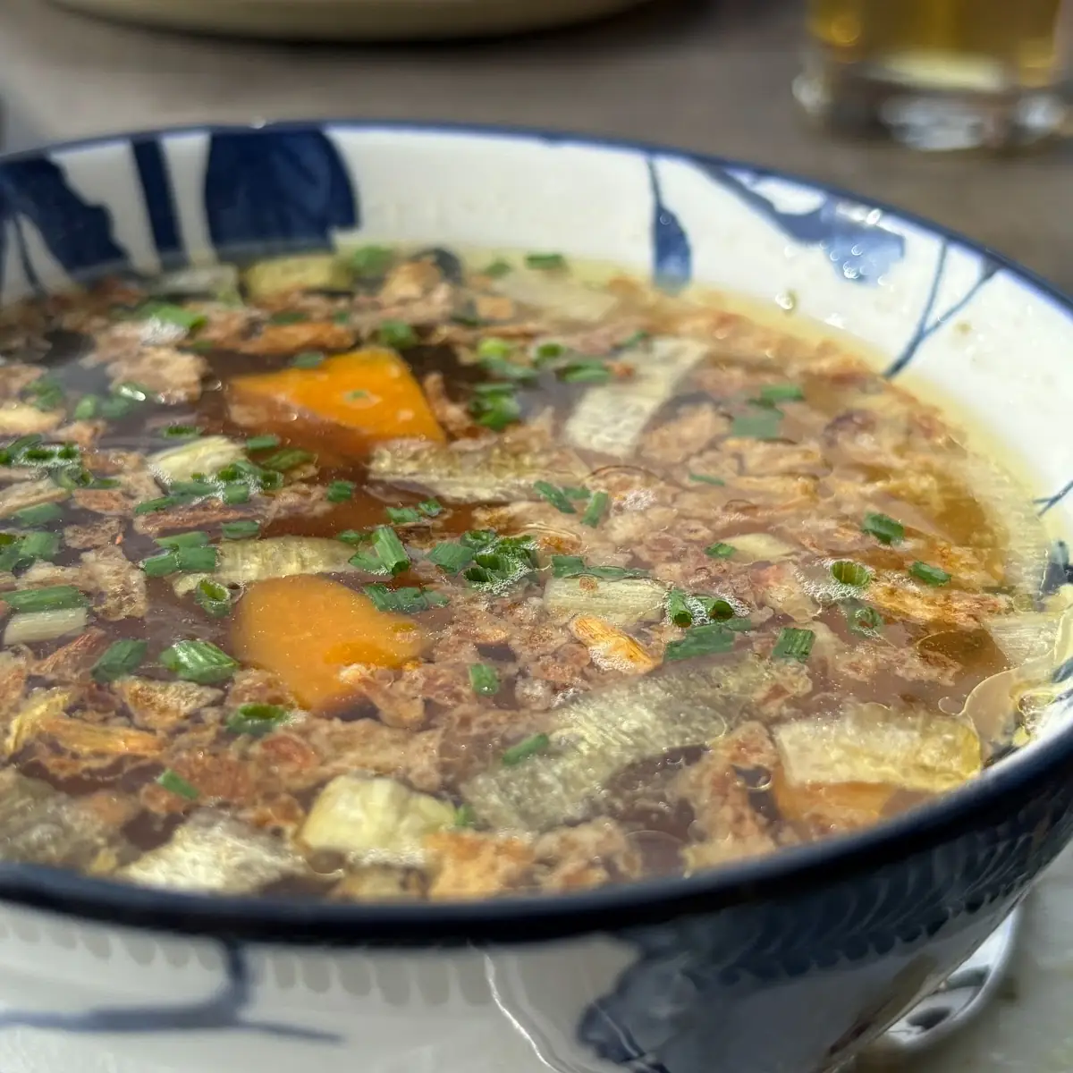 Kaspressknödelsuppe