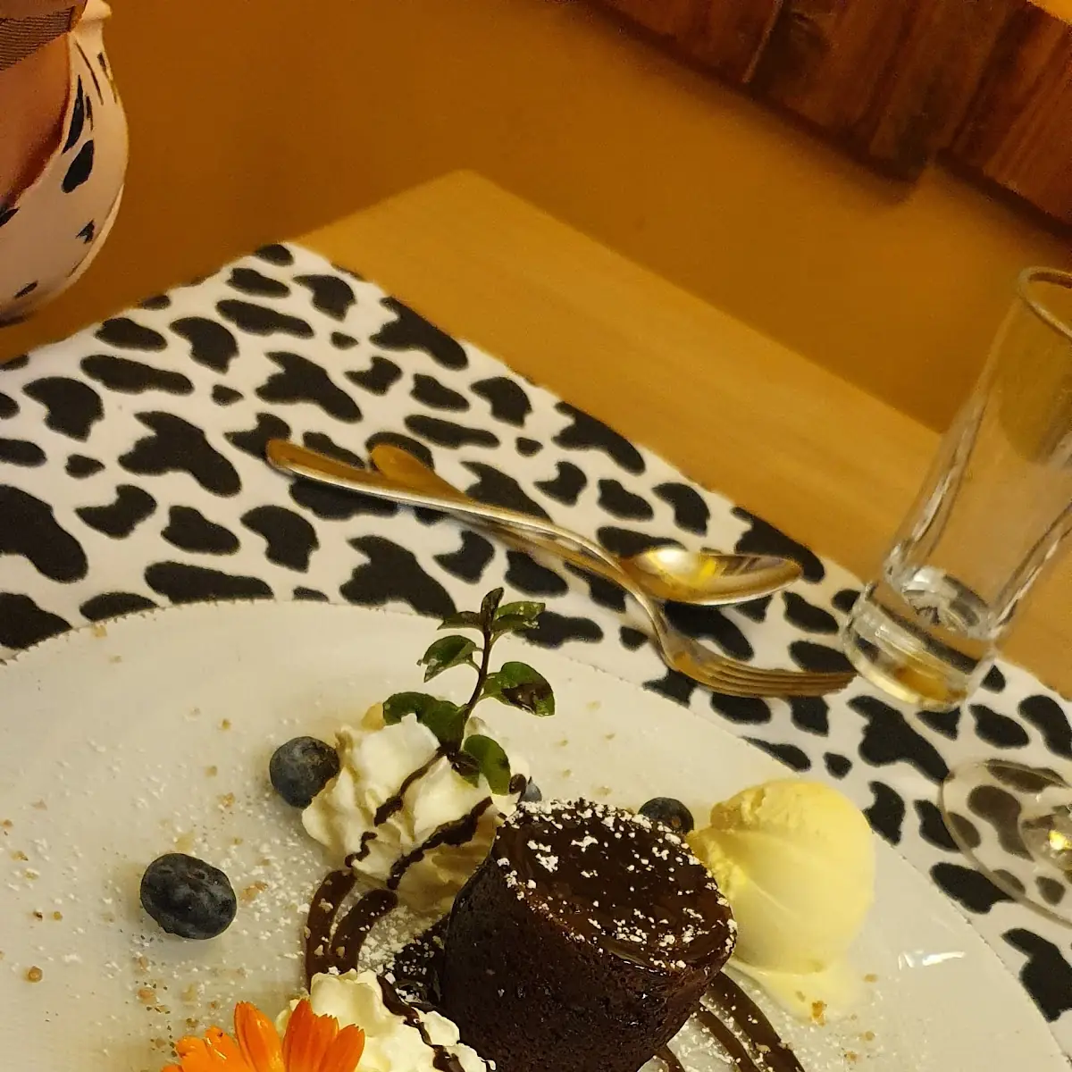 Hausgemachter Warmer Schokoladenkuchen