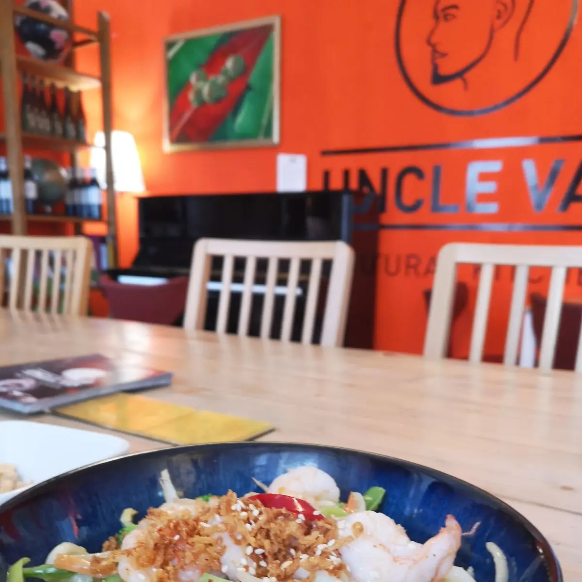 Grünes Thaicurry Mit Garnelen