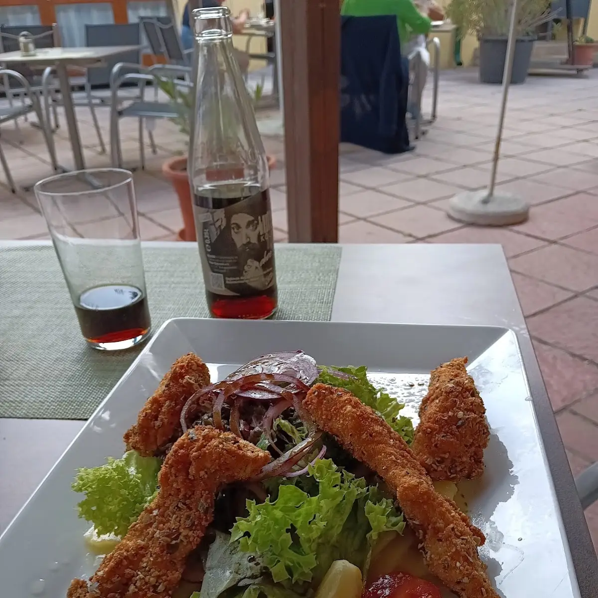 Backhendlstreifen Mit Kartoffelsalat