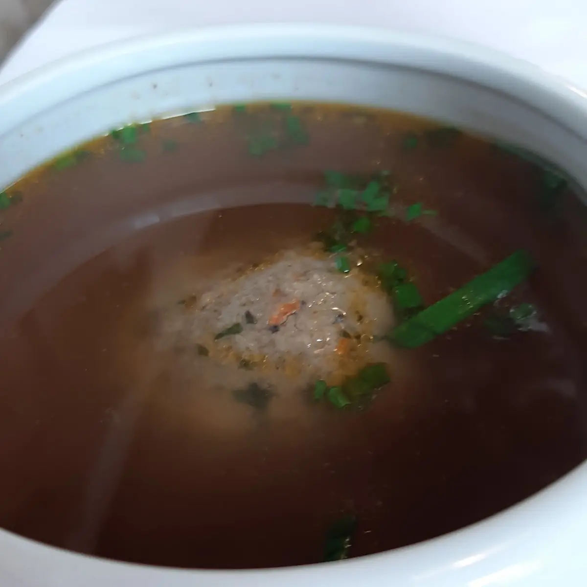 Leberknödelsuppe