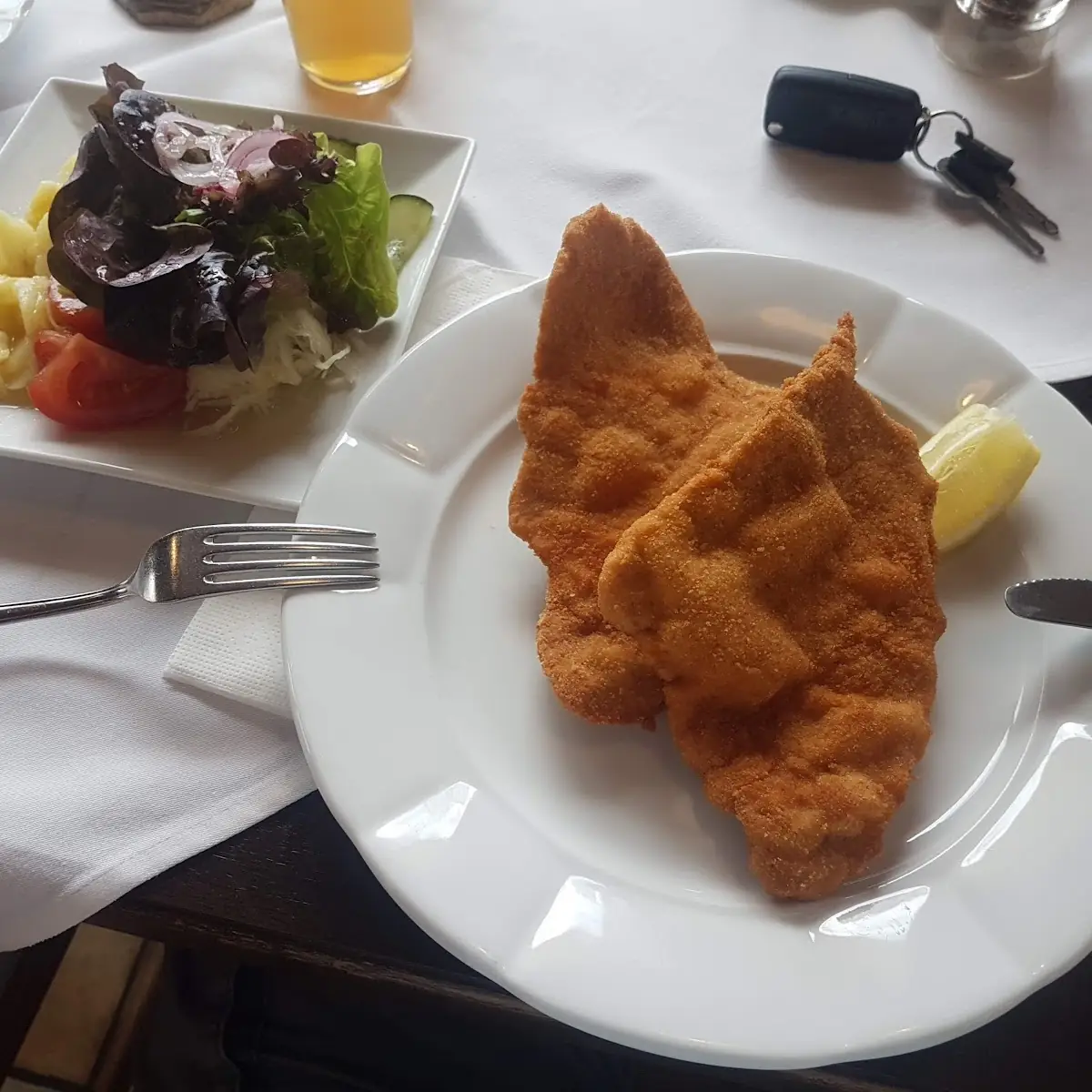 Schweineschnitzel Gebacken