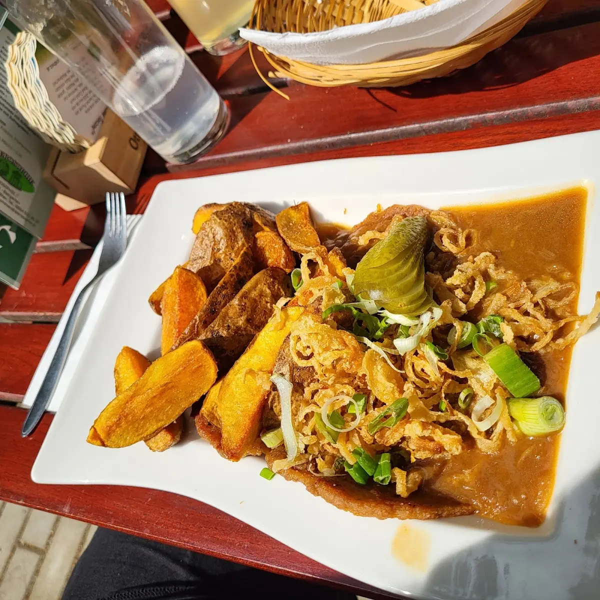 Veganer Zwiebelrostbraten