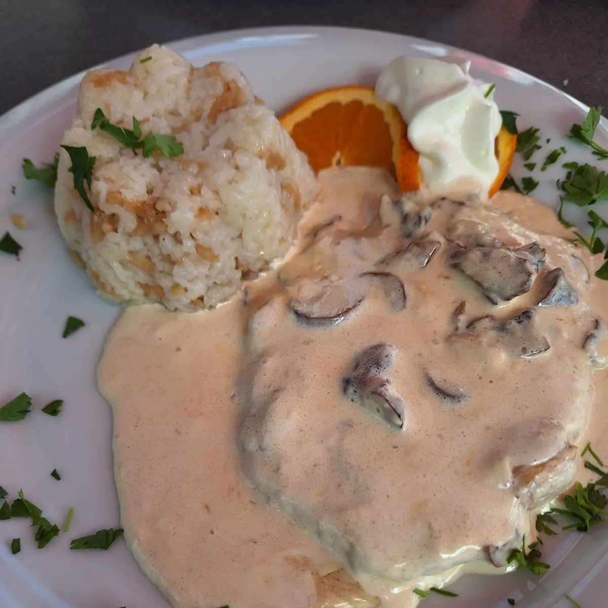 Champignon Schnitzl