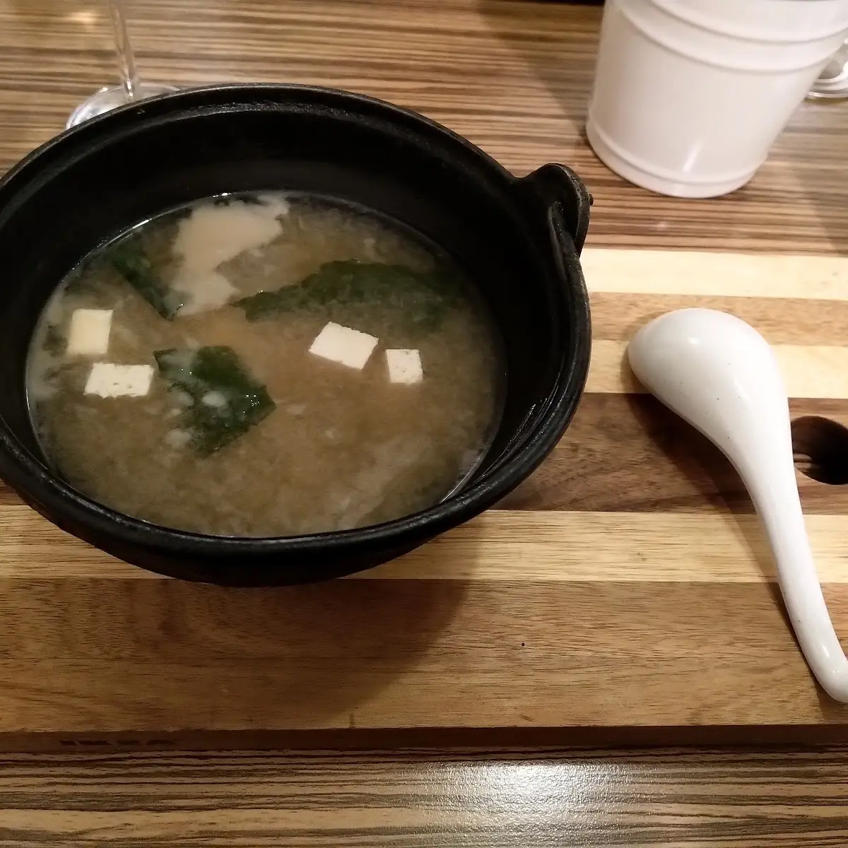 Misosuppe Mit Tofu Und Algen