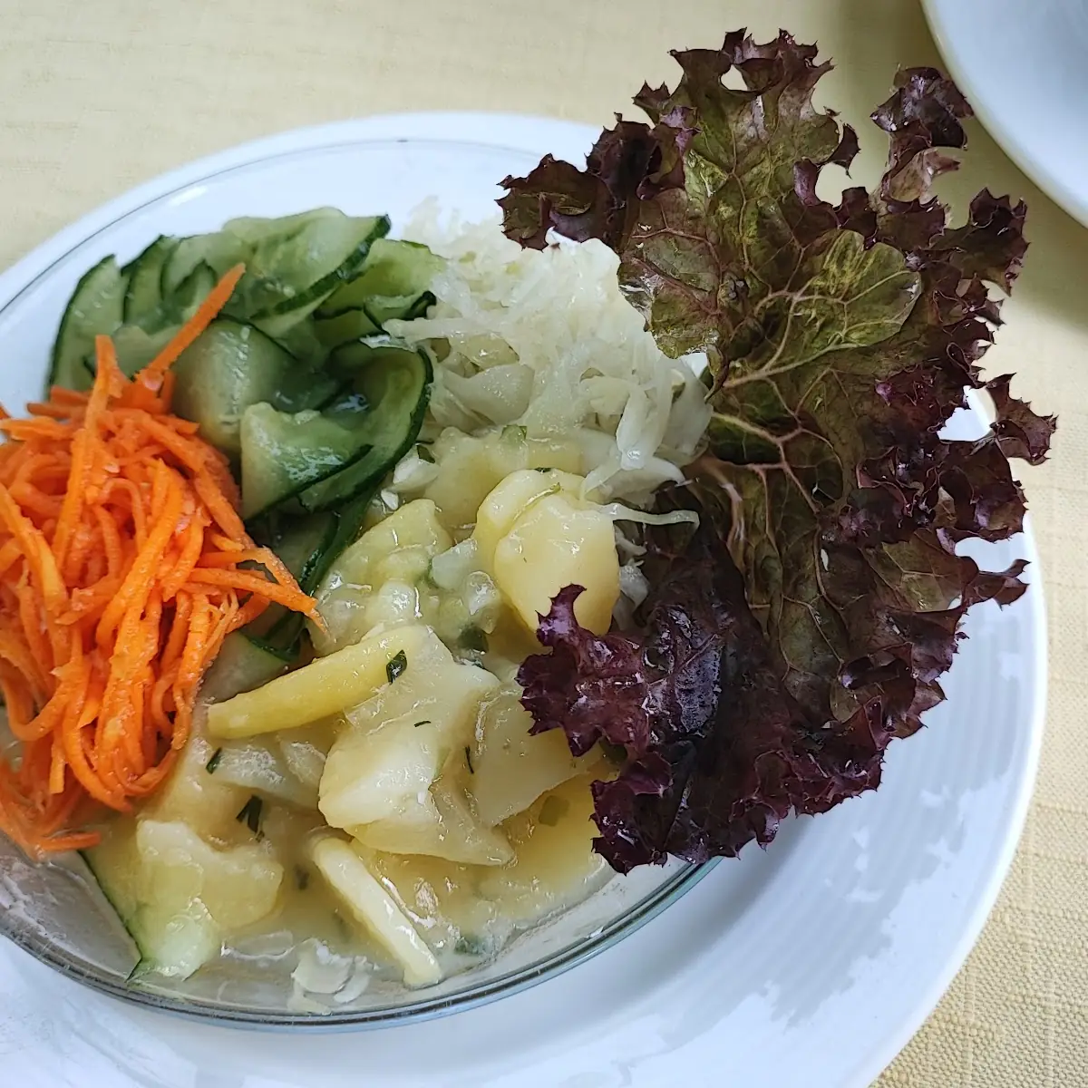 Gemischter Salat, Gasthaus Binder Orth an der Donau