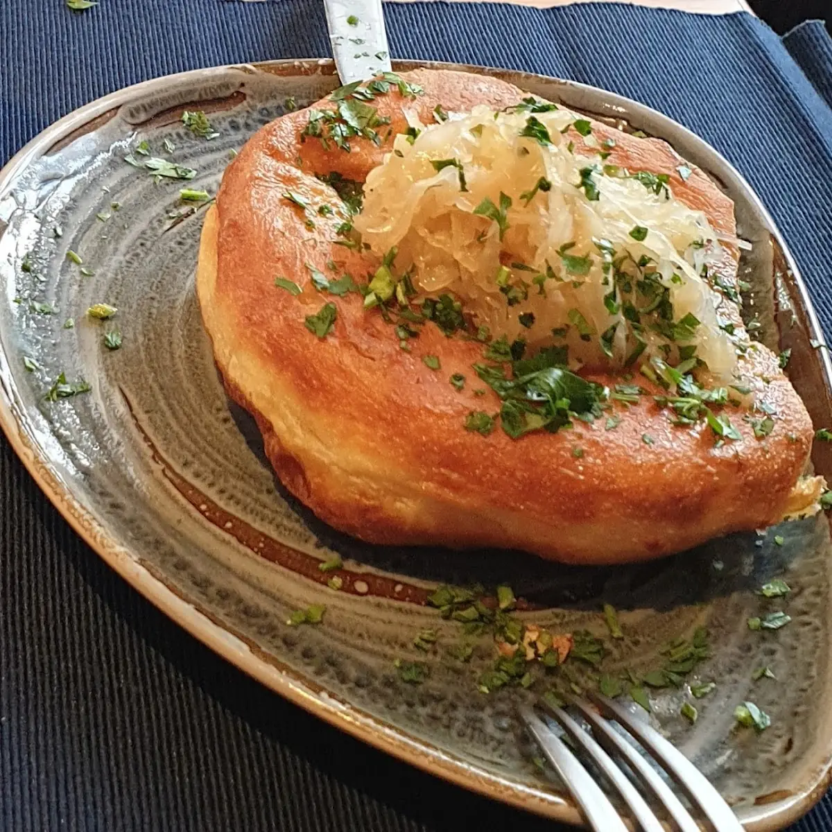 Bauernkrapfen Mit Sauerkraut