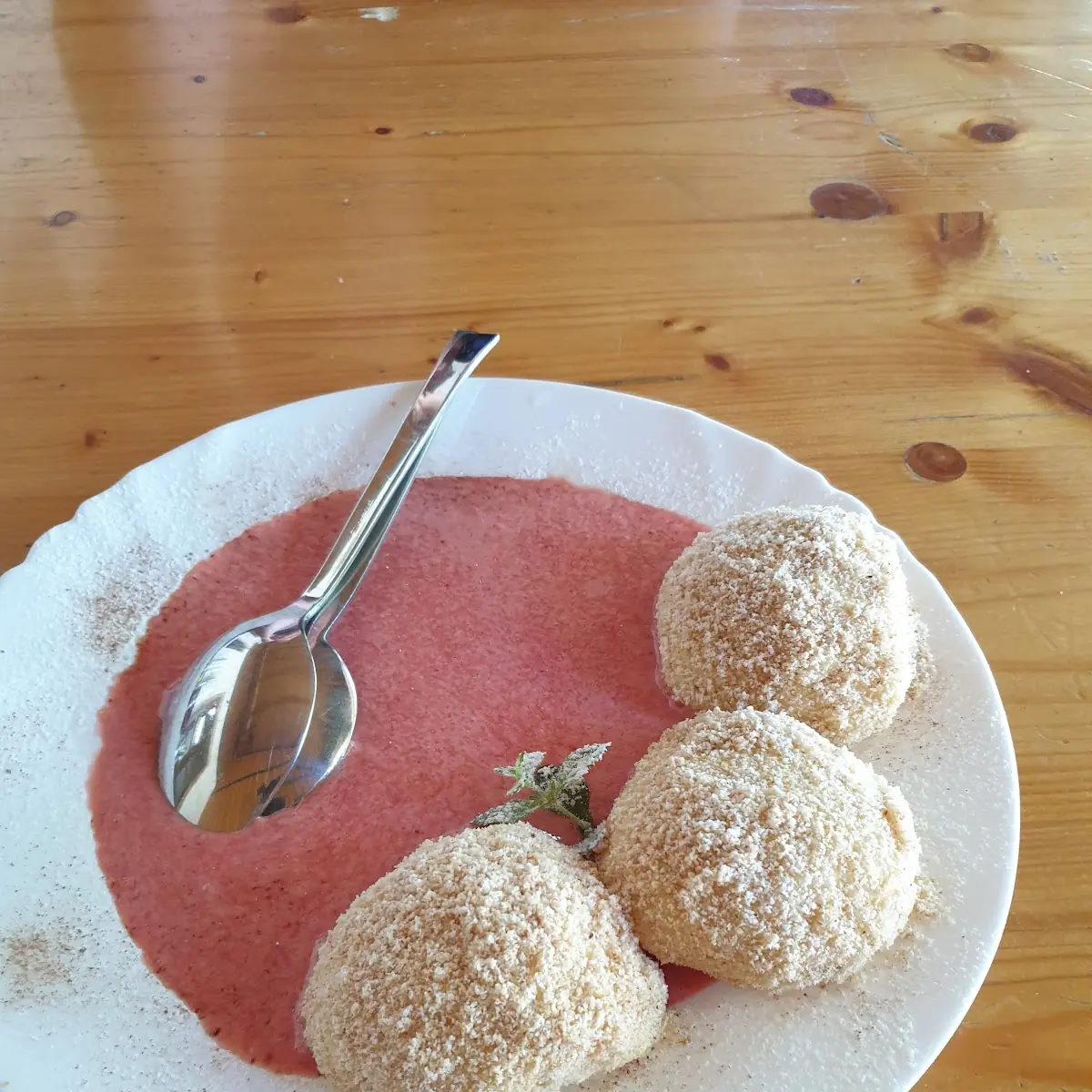 Erdbeerknödel