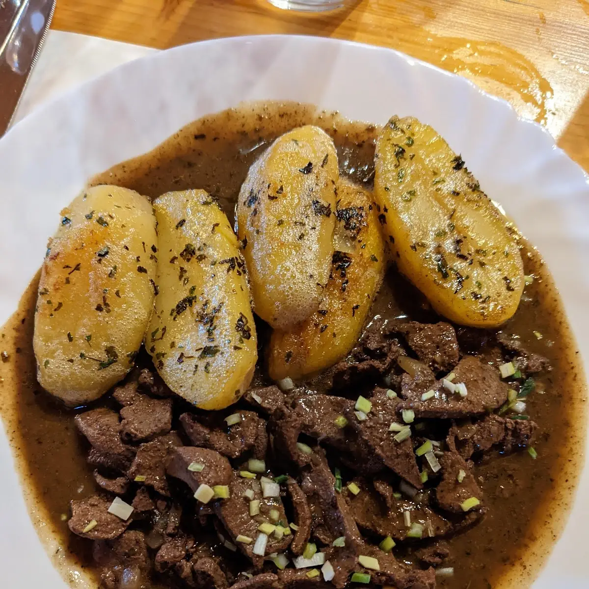 Geröstete Leber