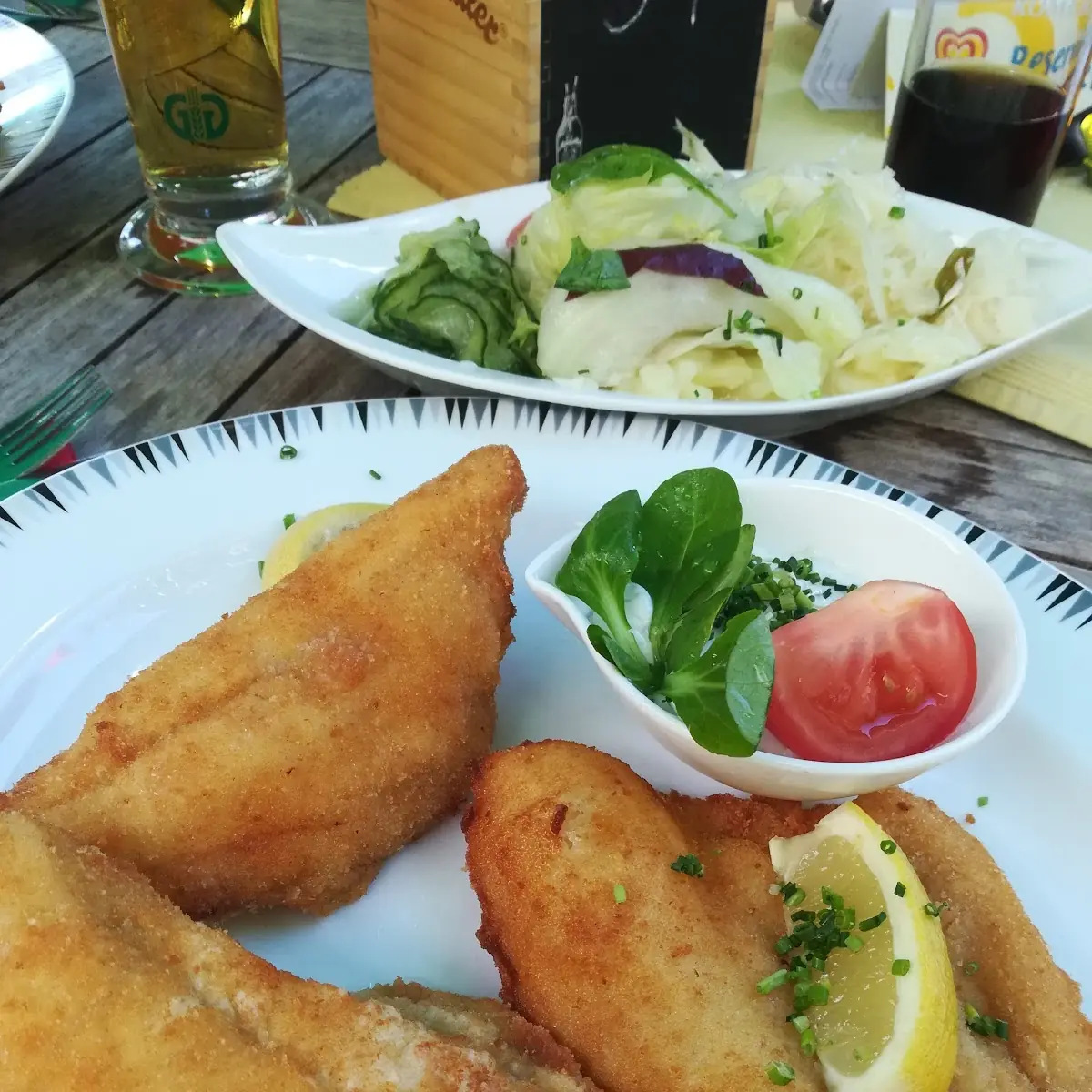 Gebackenes Fischfilet