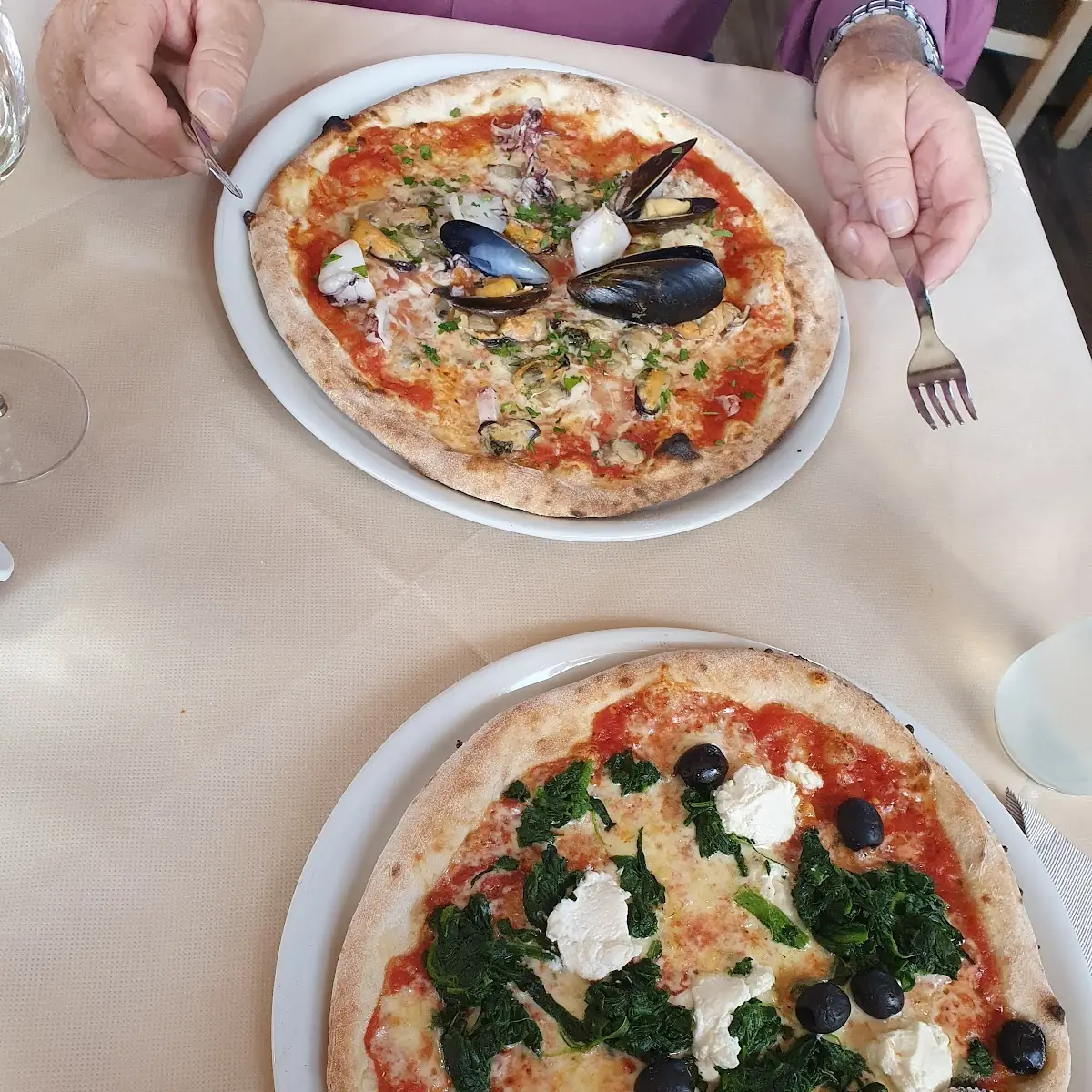 Pizza Mit Meeresfrüchte