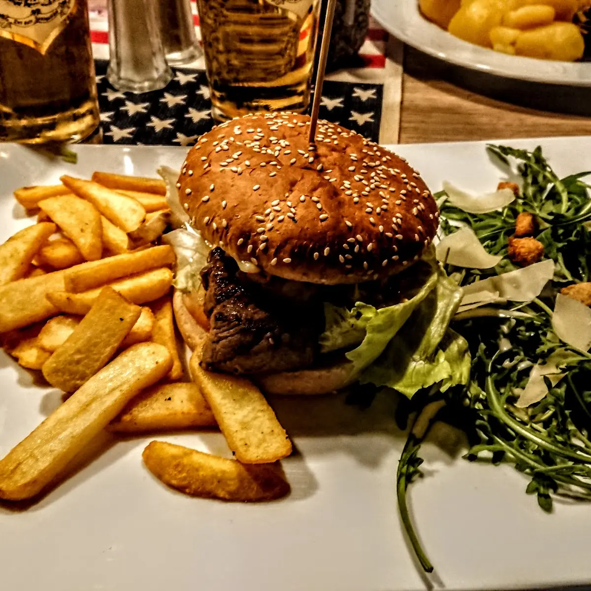 Angus Burger Mit Sesam - Weggerl