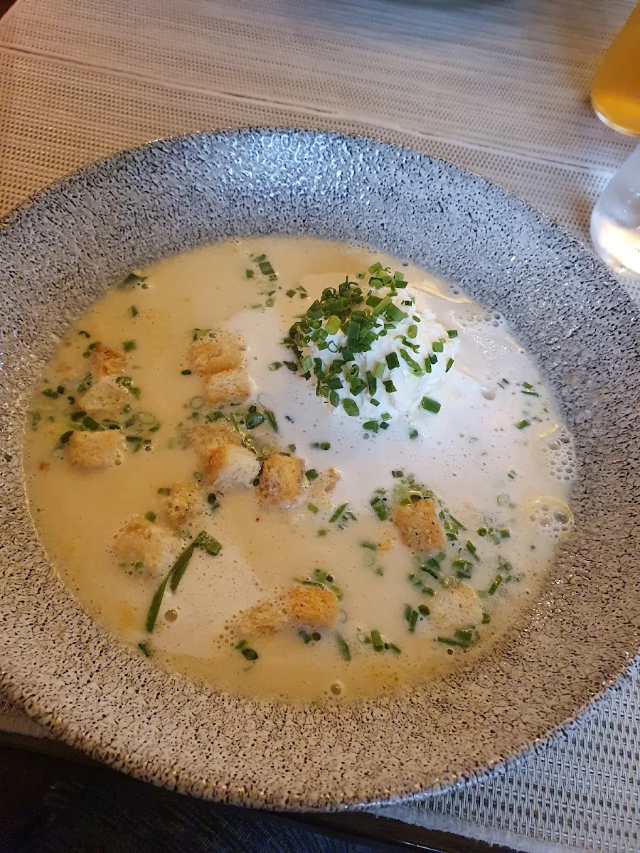 Knoblauchcremesuppe