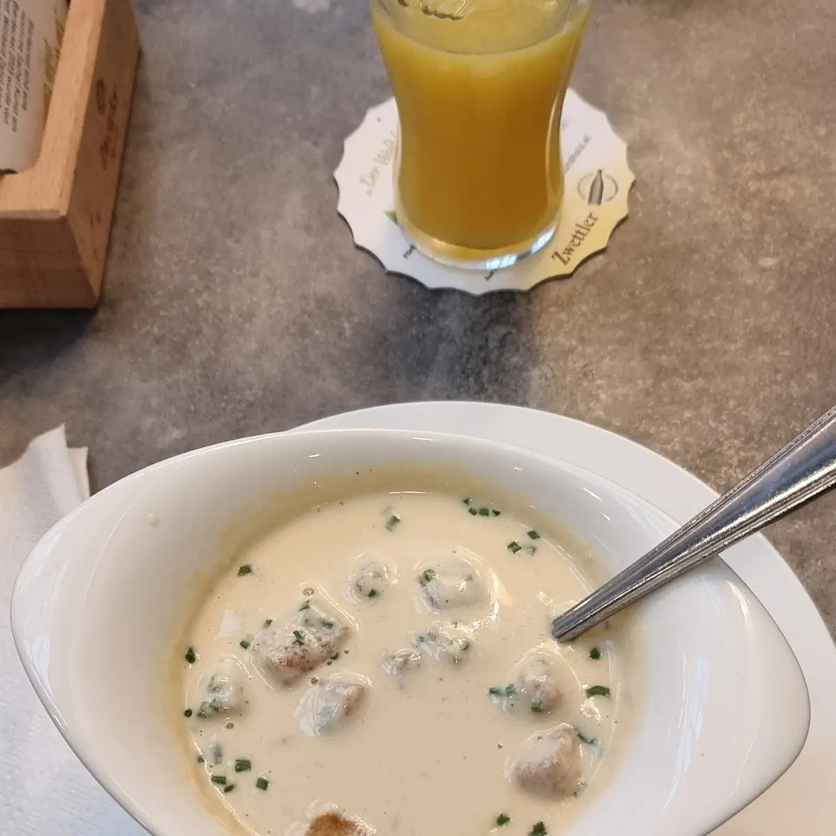 Knoblauchcremesuppe