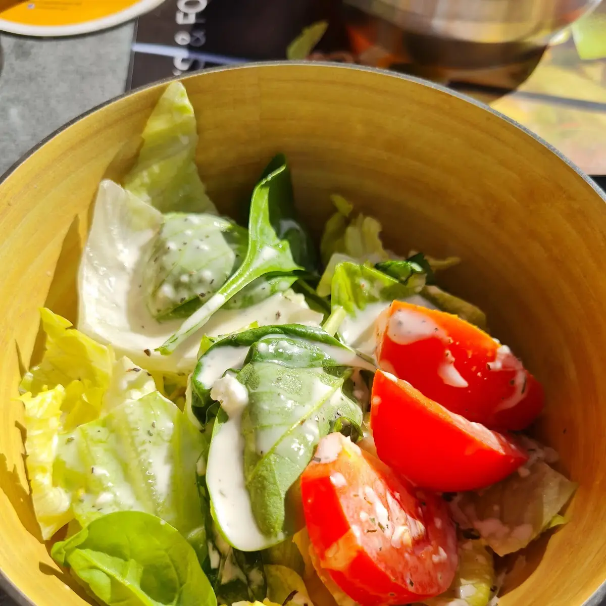 Salat Zum Menü