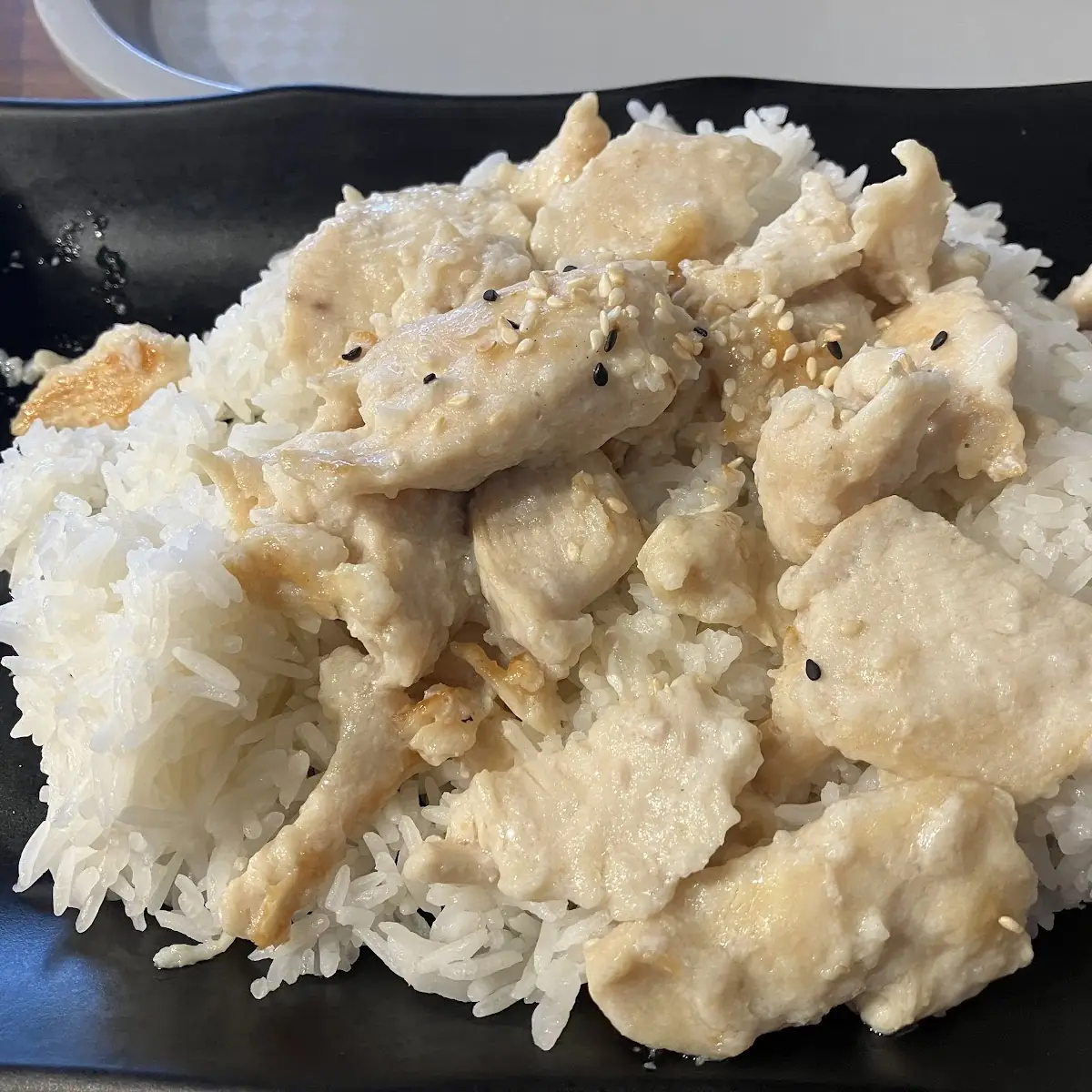 Gegrilltes Huhn Mit Reis