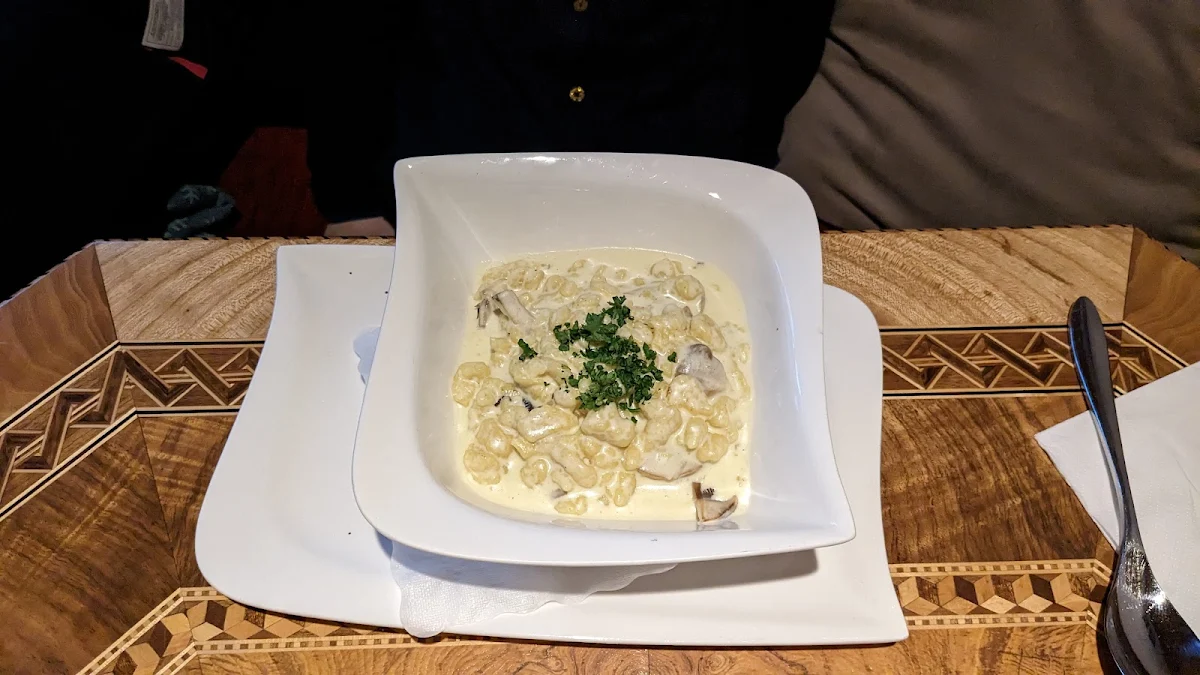 Kinderportion Spätzle Mit Pilzrahmsauce