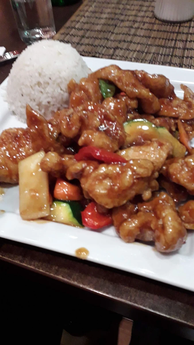 Riso Con Pollo Con Barbacue
