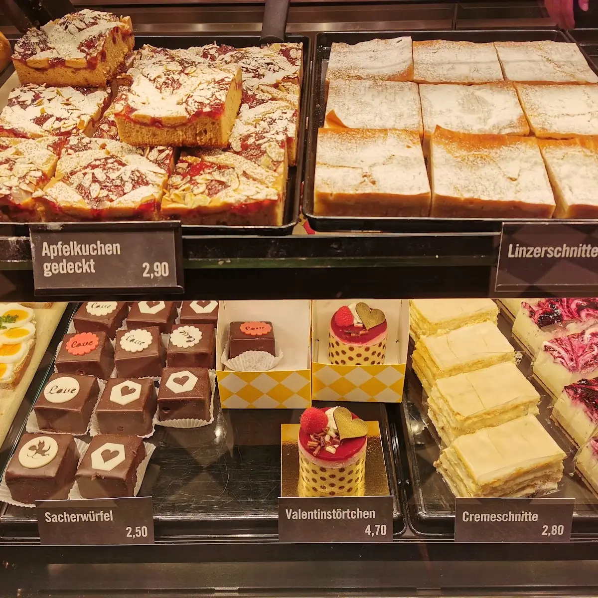 Verschiedene Kuchensorten