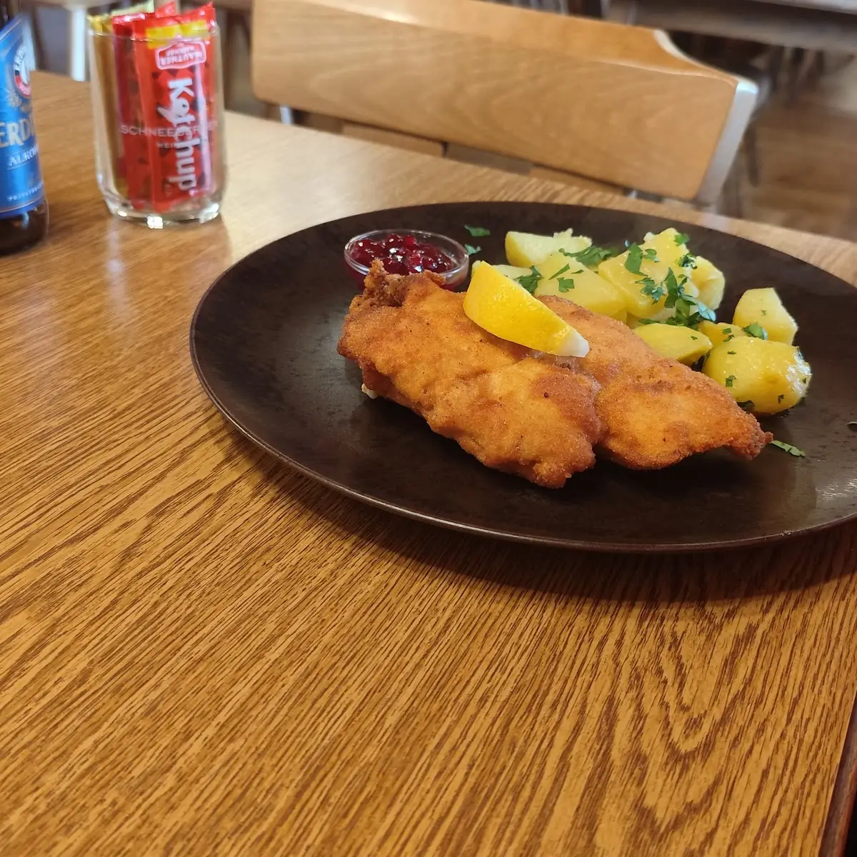 Wienerschnitzel Mit Kartofl