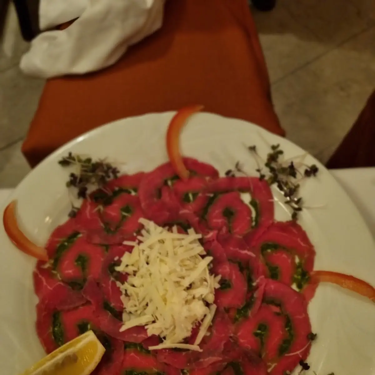 Carpaccio Di Manzo