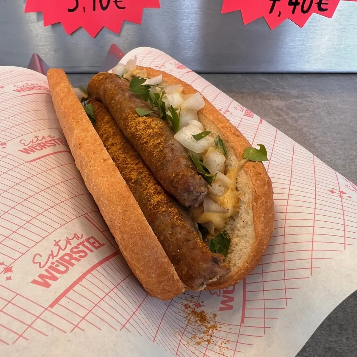 Veganer Riesen Rainer Hotdog