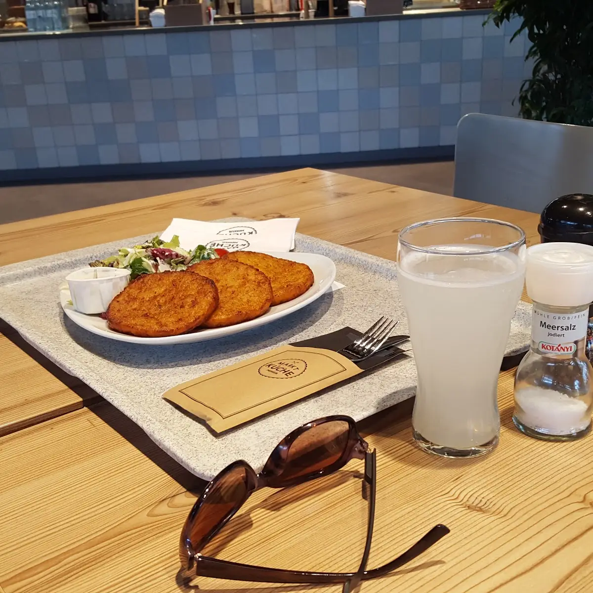 Erdapfelpuffer, BILLA Plus Restaurant
