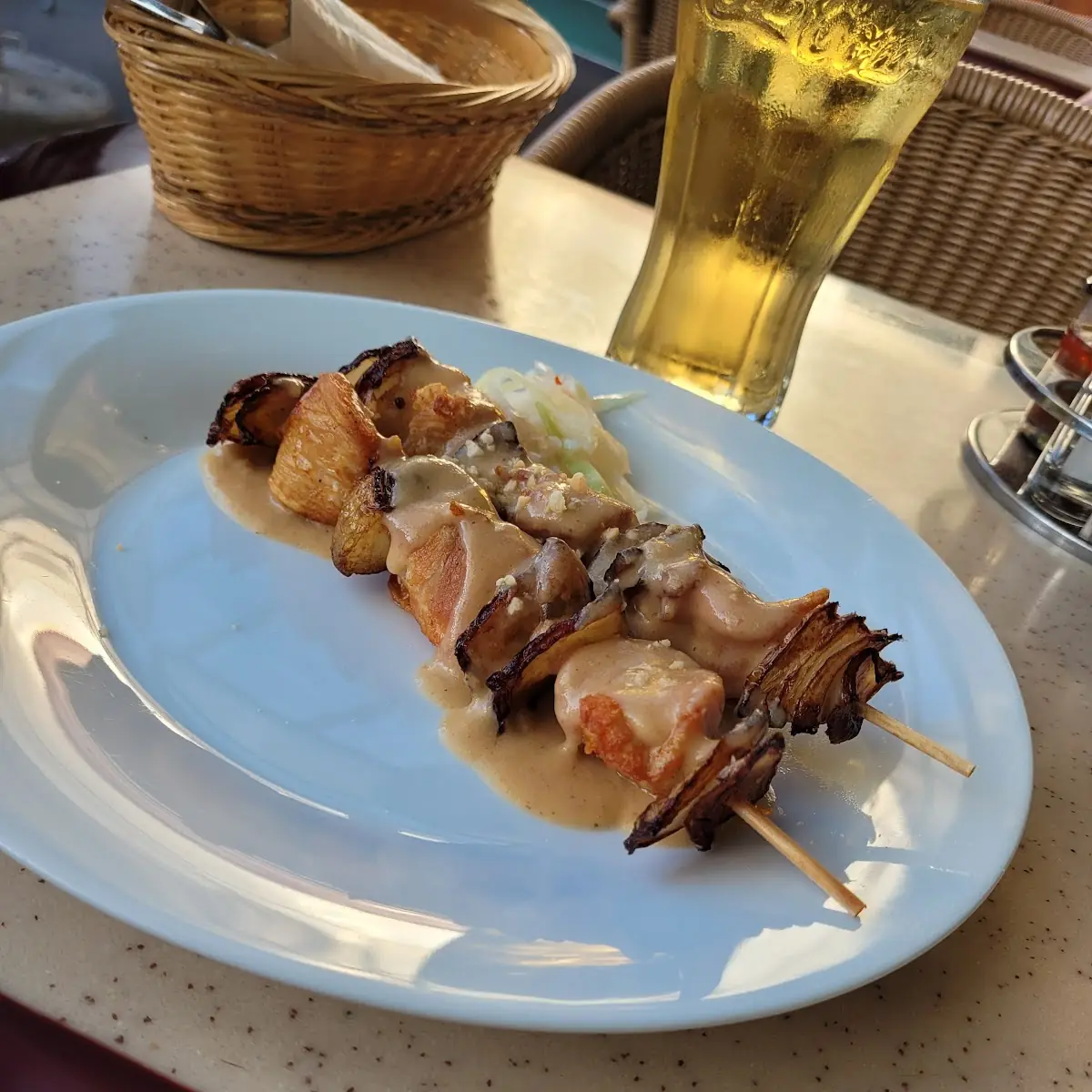 Hähnchen-saté Mit Erdnusssauce