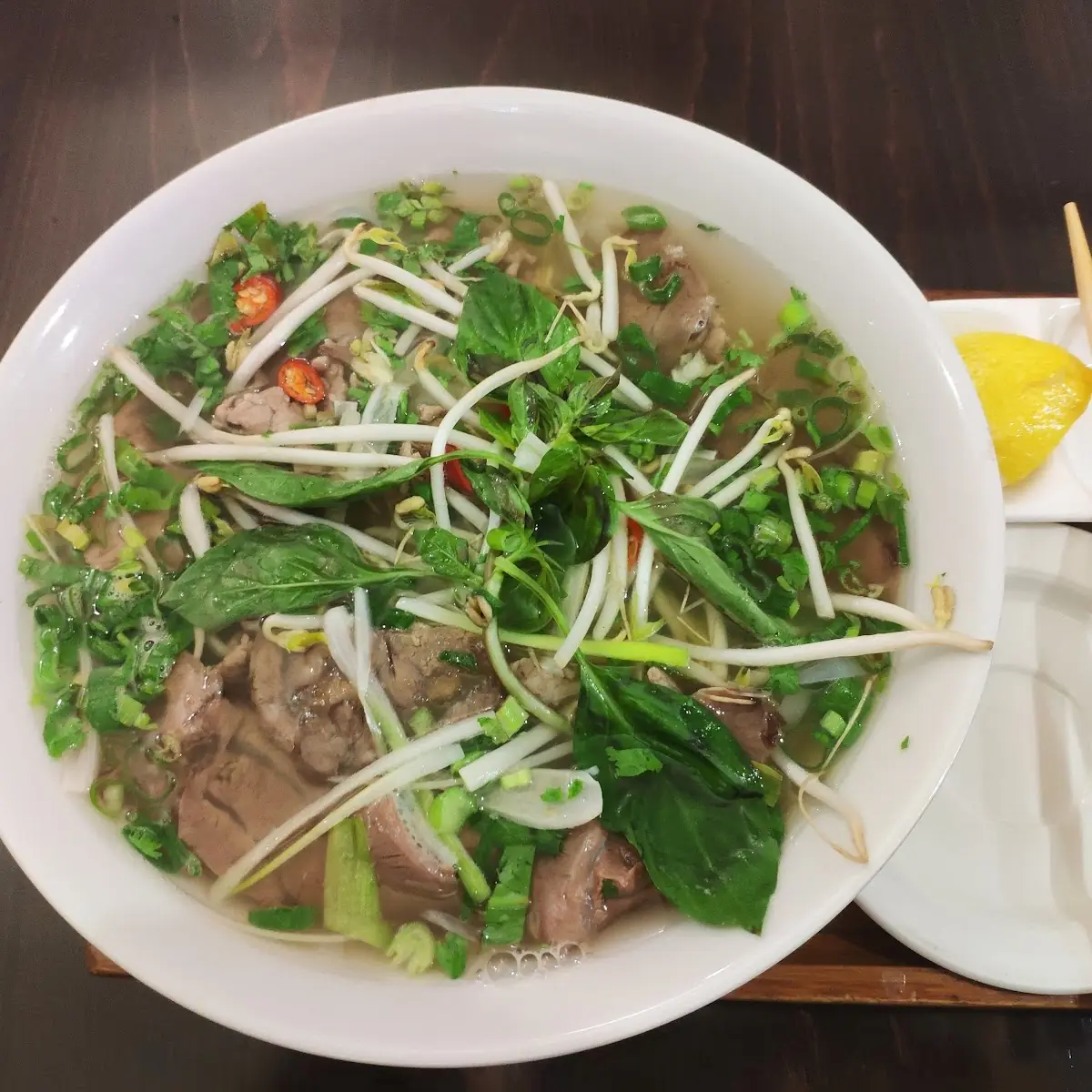 Pho Bo Mit Rindfleisch
