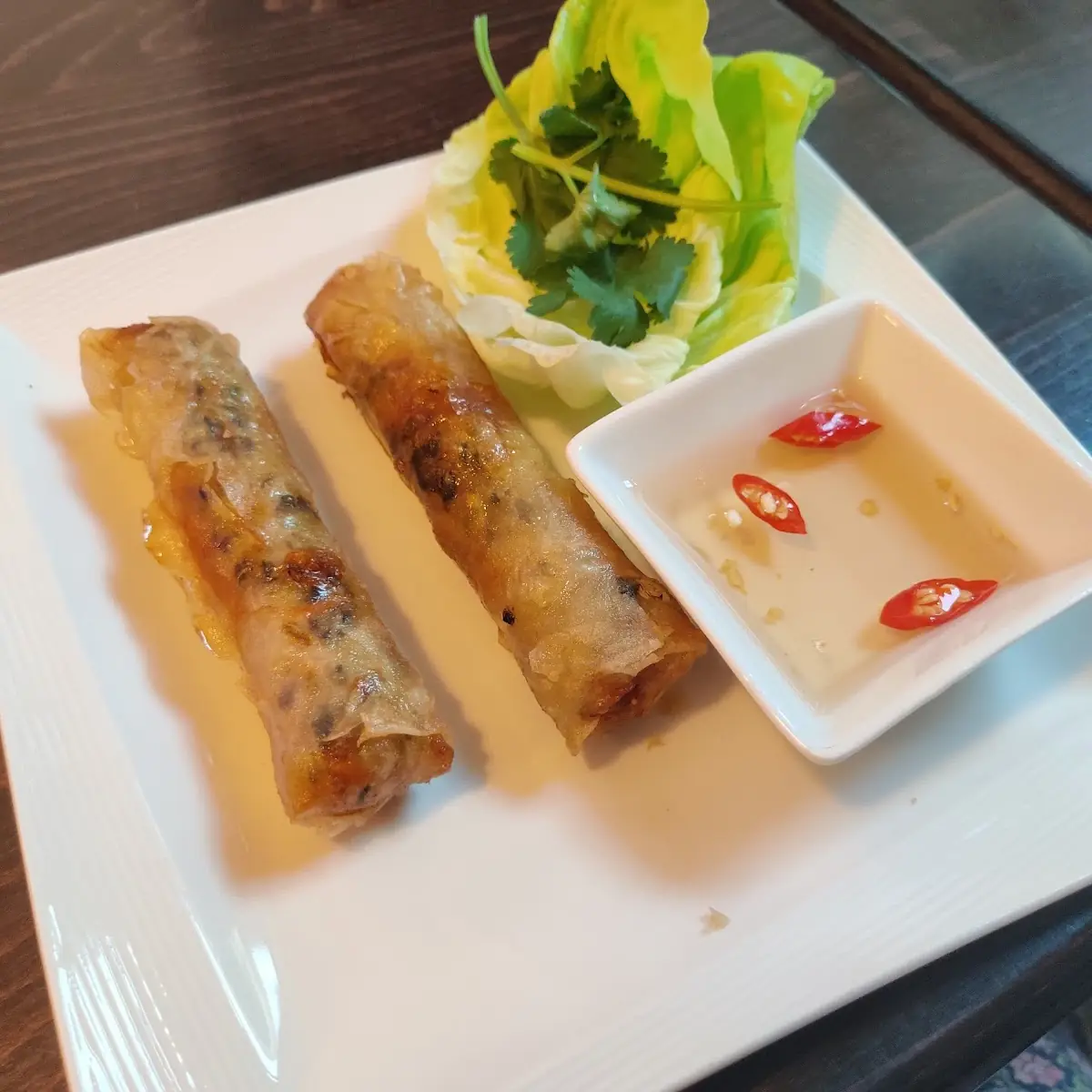 Sommer Rolle Mit Garnelen
