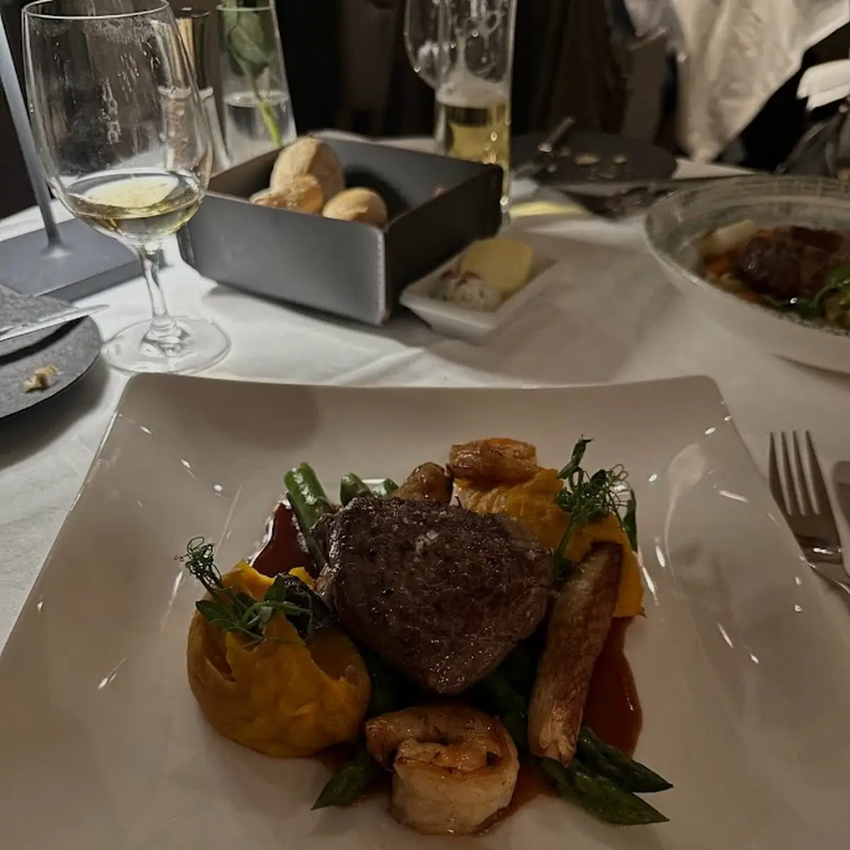 Surf And Turf Mit Garnelen