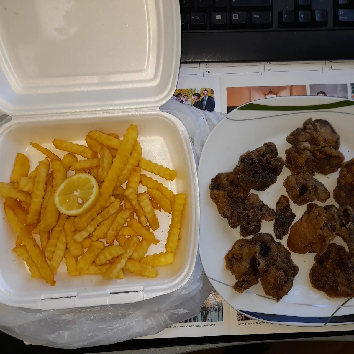 Hühnerleber Gebacken Mit Pommes Frites