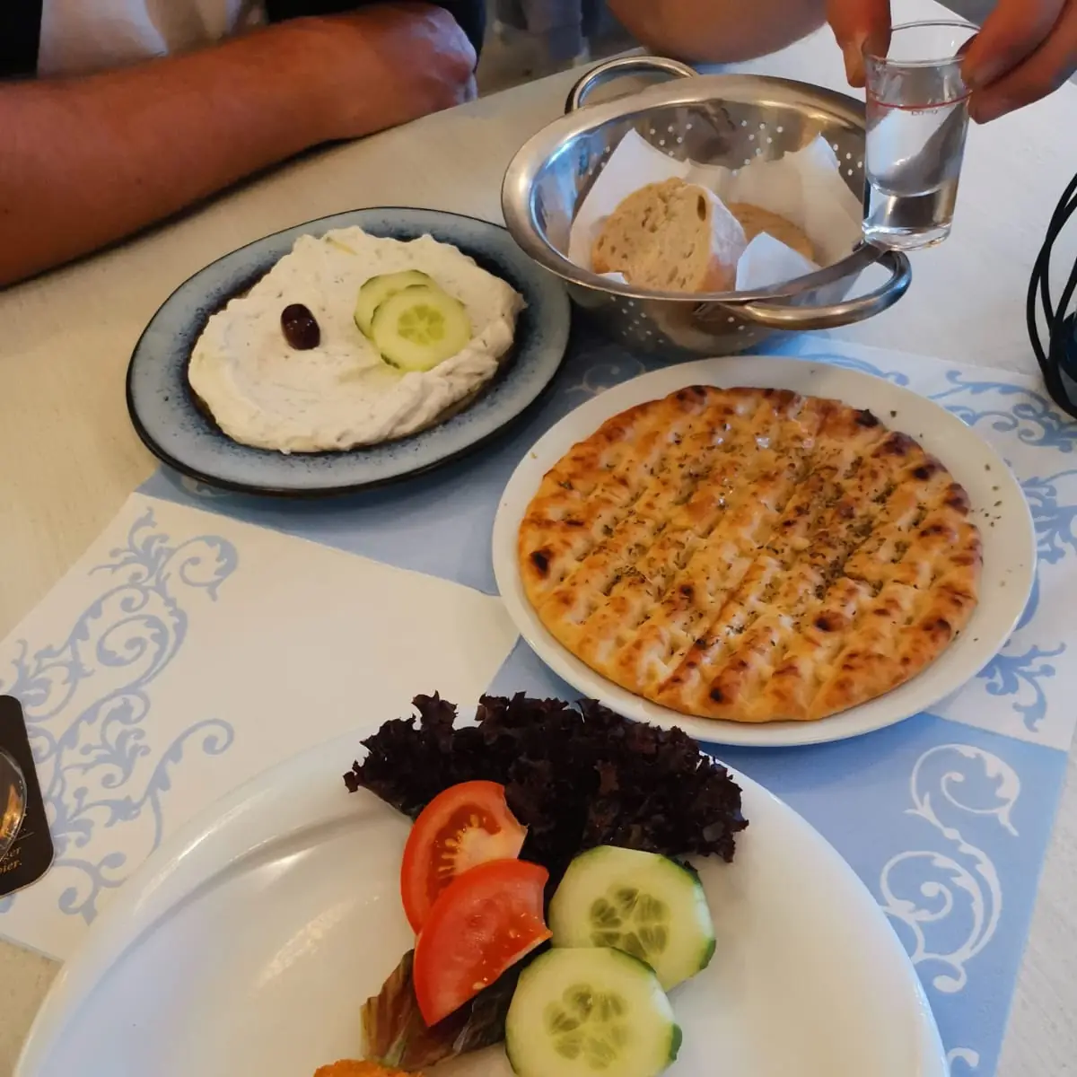 Gebackener Schafskäse