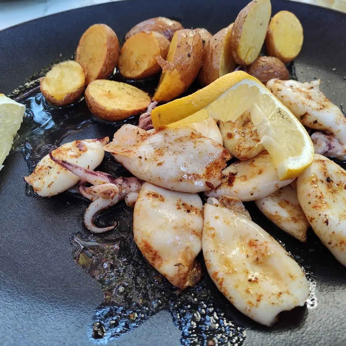 Gegrillte Calamari