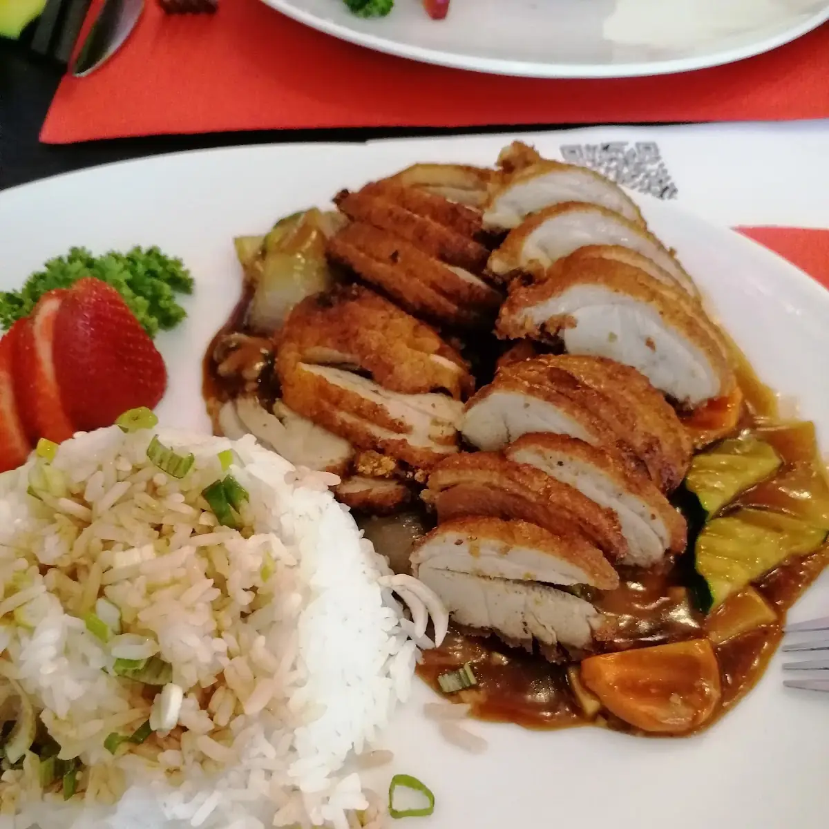 Knusprige Ente Mit Gemüse