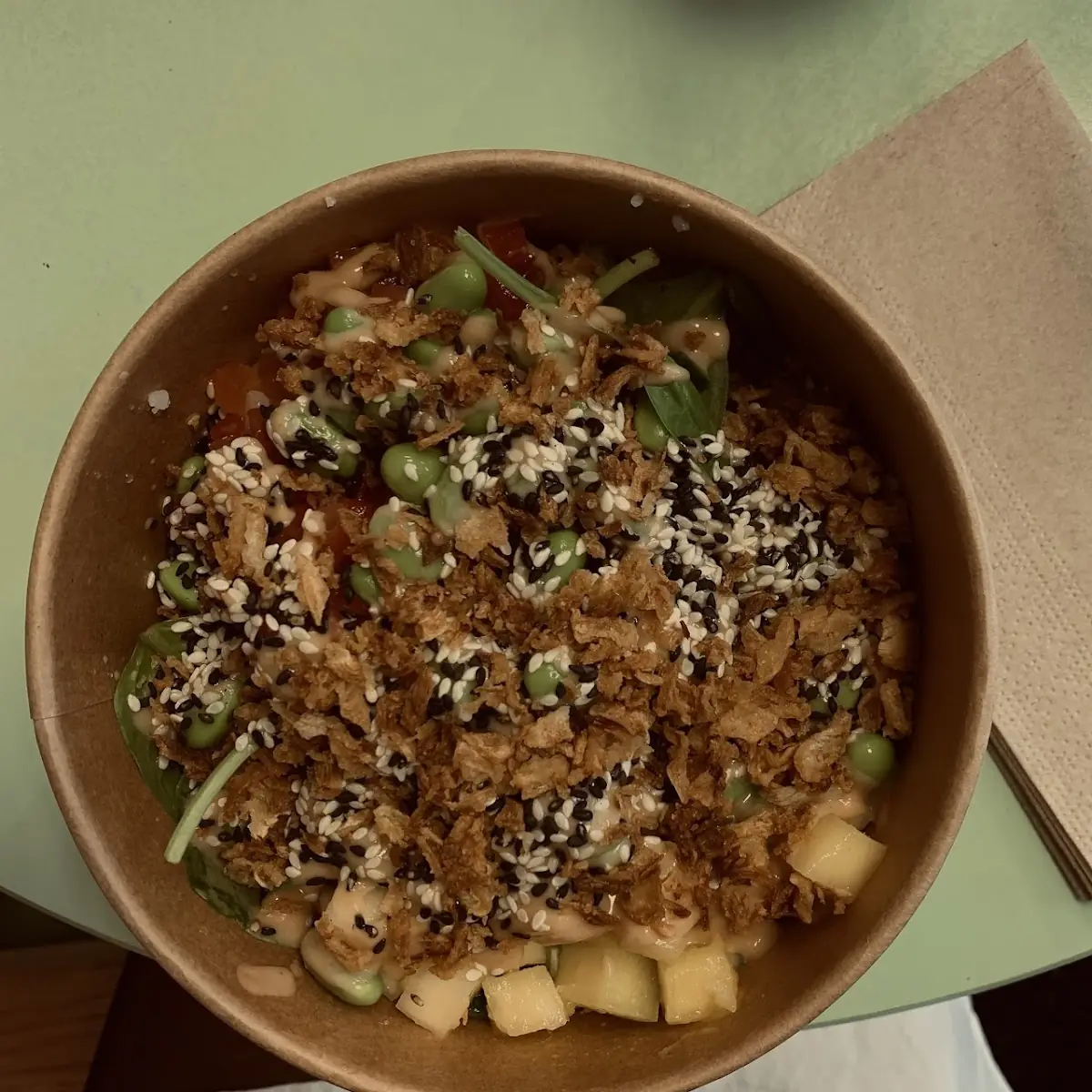 Sesame Shrimp Poke Bowl