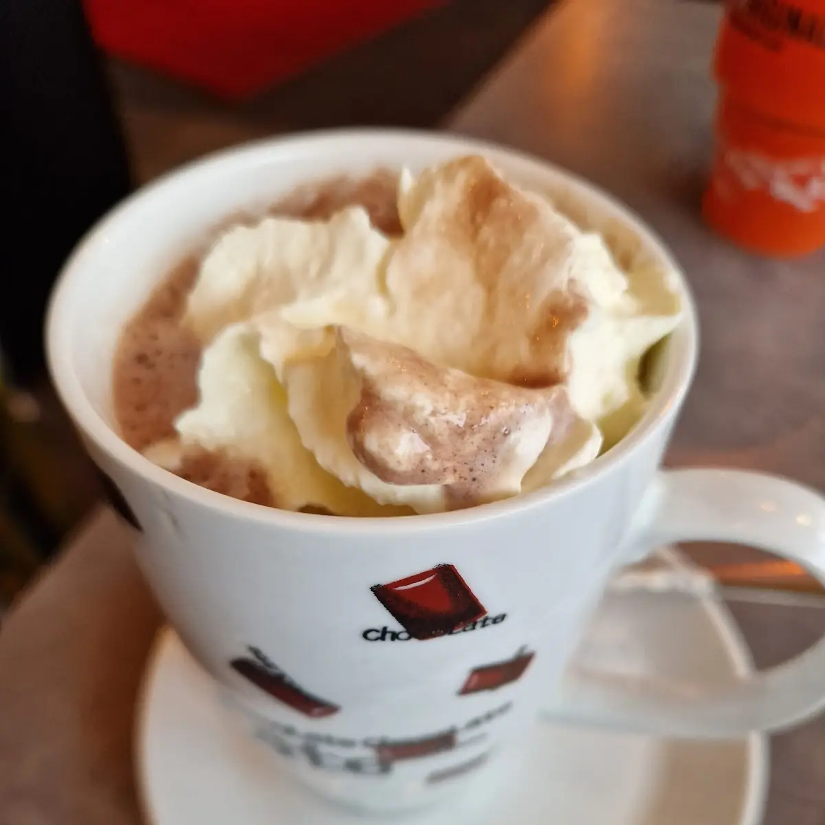 Heisse Schokolade Mit Schlag