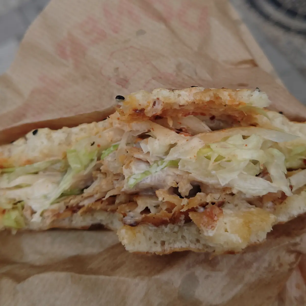 Kebab Huhn