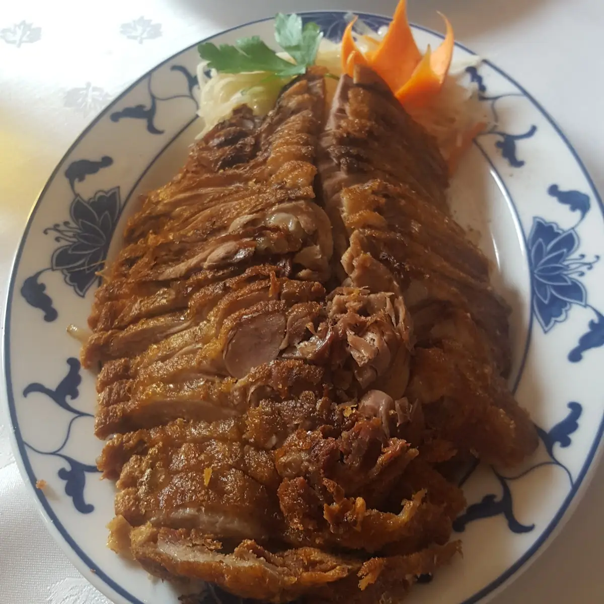 Knusprige Ente Mit Gemüse