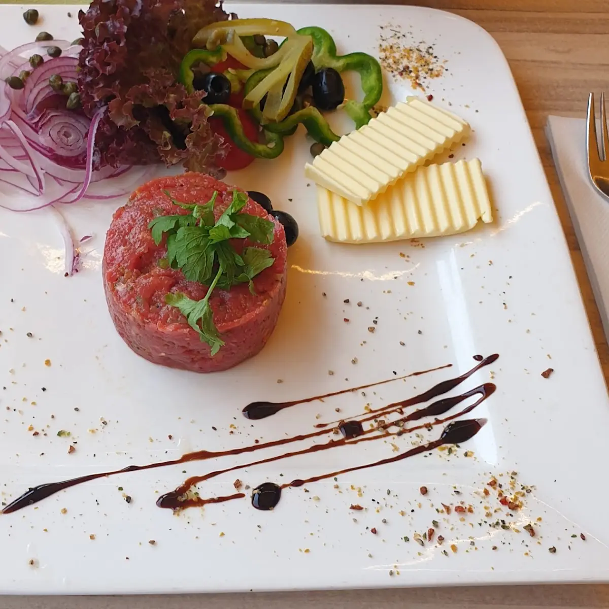 Frisches Beef-tartar Hervorragend Auf Vorbestellung