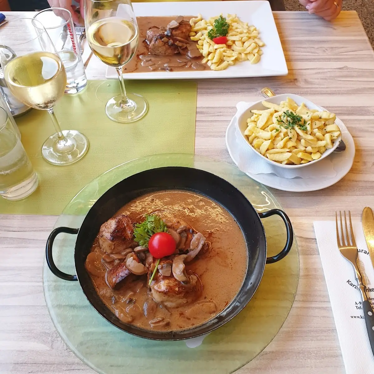 Hauspfandl Mit Filet Und Spätzle
