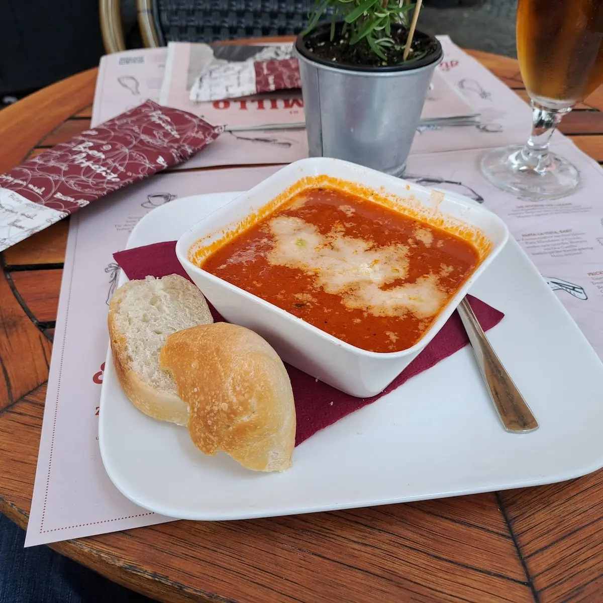 Zuppa Di Pomodoro Con Grana A G L