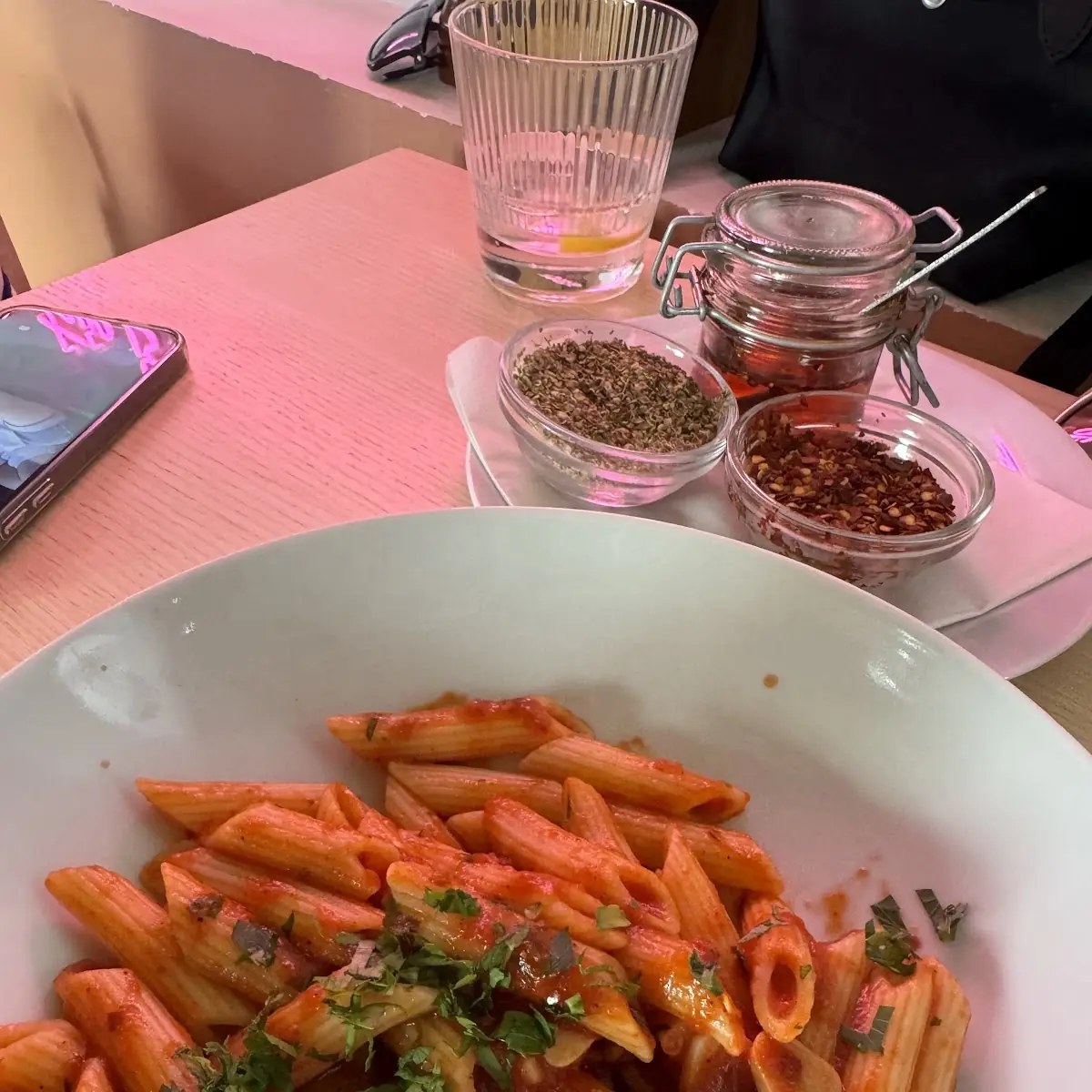 All'Arrabbiata with Peeled Tomatoes Chili & Parsley